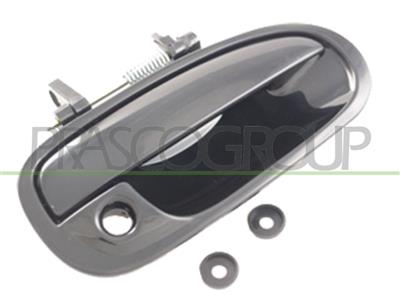MANIGLIA ANTERIORE DESTRA-ESTERNA-NERA-LISCIA-CON FORO NOTTOLINO — ricambio carrozzeria HONDA Civic (VI - EJ/EK/EM) — Cod. HD0348001 — Apa Ricambi