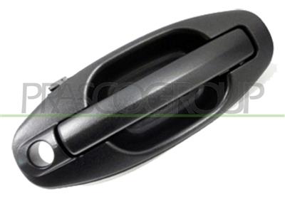 MANIGLIA ANTERIORE DESTRA-ESTERNA-NERA-SENZA FORO NOTTOLINO — ricambio carrozzeria HYUNDAI Santa Fe (CM) — Cod. HN8128001 — Apa Ricambi