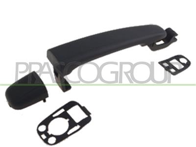 MANIGLIA ANTERIORE DESTRA+POSTERIORE DESTRA/SINISTRA-ESTERNA-CON PRIMER-SENZA FORO NOTTOLINO — ricambio carrozzeria CITROEN C2 — Cod. PG4208003 — Apa Ricambi