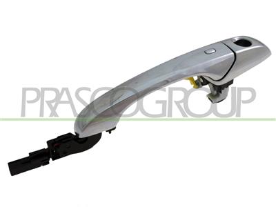 MANIGLIA ANTERIORE SINISTRA-ESTERNA-CROMATA-CON FORO NOTTOLINO-PER SMART ENTRY — ricambio carrozzeria JEEP Grand Cherokee (WK2) — Cod. JE0228006 — Apa Ricambi
