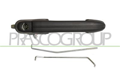 MANIGLIA ANTERIORE SINISTRA-ESTERNA-NERA-CON FORO NOTTOLINO — ricambio carrozzeria FIAT Marea — Cod. FT1488002 — Apa Ricambi