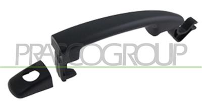 MANIGLIA ANTERIORE SINISTRA-ESTERNA+PORTELLONE-NERA-CON FORO NOTTOLINO — ricambio carrozzeria PEUGEOT Rcz — Cod. FT9238302 — Apa Ricambi