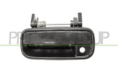 MANIGLIA ANTERIORE SINISTRA-ESTERNA-NERA-LISCIA-CON FORO NOTTOLINO — ricambio carrozzeria TOYOTA Hilux Pick Up 2WD LN85 — Cod. TY8108008 — Apa Ricambi