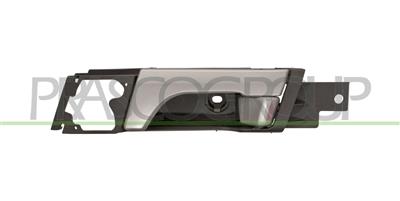 MANIGLIA POSTERIORE SINISTRA-INTERNA-CON LEVA ARGENTO SCURO-CON MOSTRINA NERA — ricambio carrozzeria CHEVROLET/DAEWOO Captiva — Cod. DW7208502 — Apa Ricambi