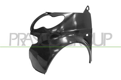 PARAFANGO ANTERIORE SINISTRO-PLASTICA-CON FORO LUCCIOLA-NERO-LISCIO DA PRIMERIZZARE MOD. CABRIO — ricambio carrozzeria SMART 450 Cabrio — Cod. ME3043044 — Apa Ricambi