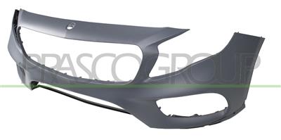 PARAURTI ANTERIORE-CON PRIMER-CON TAPPO COPRI GANCIO TRAINO-CON TRACCE PDCPARK ASSIST E TRACCE TELECAMERE — ricambio carrozzeria MERCEDES GLA Class (X156) AMG/AMG Line — Cod. ME7031001 — Apa Ricambi