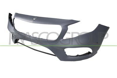 PARAURTI ANTERIORE-CON PRIMER-CON TAPPO COPRI GANCIO TRAINO-CON FORI PDC E PARK ASSIST+SUPPORTI-CON TRACCE TELECAMERA — ricambio carrozzeria MERCEDES GLA Class (X156) AMG/AMG Line — Cod. ME7031011 — Apa Ricambi