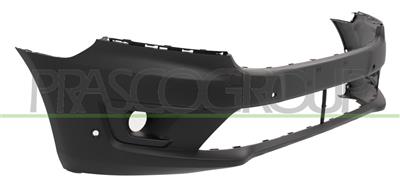 PARAURTI ANTERIORE-NERO-GOFFRATO-CON TAPPO COPRIGANCIO-CON SEDE FENDI-CON FORI PDC+SUPPORTI-CON TRACCE PARK ASSIST — ricambio carrozzeria FORD TRANSIT/TOURNEO Connect (CHC) — Cod. FD9381020 — Apa Ricambi