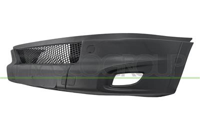 PARAURTI ANTERIORE-NERO-GOFFRATO-CON TAPPO COPRIGANCIO-CON SEDE FENDI — ricambio carrozzeria IVECO Daily — Cod. FT9291011 — Apa Ricambi