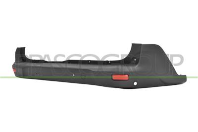PARAURTI POSTERIORE-CENTRALE-NERO-GOFFRATO-CON TAPPO COPRIGANCIO-CON FORI PDC+SUPPORTI — ricambio carrozzeria FORD TRANSIT/TOURNEO Connect (CHC) — Cod. FD9381052 — Apa Ricambi