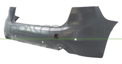 PARAURTI POSTERIORE-CON PRIMER-CON FORI PDC+SUPPORTI-CON TAPPO COPRI GANCIO-CON SCARICO SINGOLO A DESTRA E SINISTRA MOD. ACTIVE TOURER — ricambio carrozzeria BMW 2 Series - F45 / F46- ACTIVE/GRAN Tourer LCI — Cod. BM2021051 — Apa Ricambi