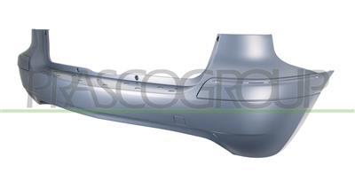 PARAURTI POSTERIORE-CON PRIMER-CON TAPPO COPRI GANCIO TRAINO-CON FORI MODANATURA E BATTIVALIGIA-CON TRACCE PDC — ricambio carrozzeria MERCEDES B Class (W245) — Cod. ME4221051 — Apa Ricambi