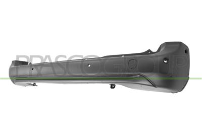PARAURTI POSTERIORE-NERO-GOFFRATO-CON FORI PDC E PARK ASSIST+SUPPORTI — ricambio carrozzeria OPEL/VAUXHALL Combo (F) VAN — Cod. CI9241052 — Apa Ricambi