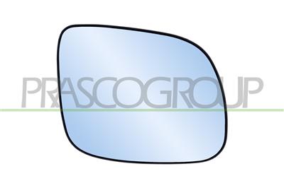 PIASTRA SPECCHIO DESTRA-TERMICA-PICCOLA-CONVESSA-BLU — ricambio carrozzeria AUDI A6 — Cod. AD0167503 — Apa Ricambi