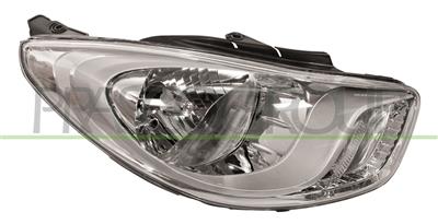 PROIETTORE DESTRO H4-ELETTRICO-CROMATO-CON MOTORE — ricambio carrozzeria HYUNDAI I10 (PA) — Cod. HN0034813 — Apa Ricambi