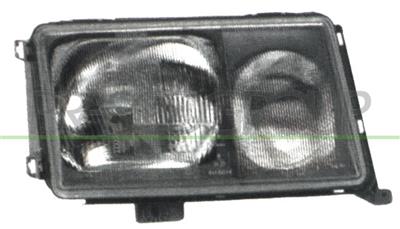 PROIETTORE DESTRO H4 PNEUMATICO — ricambio carrozzeria MERCEDES E Class (W124) — Cod. ME0324603 — Apa Ricambi