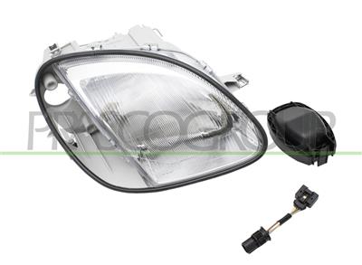 PROIETTORE DESTRO H7+H7-ELETTRICO-SENZA MOTORE — ricambio carrozzeria MERCEDES SLK (R170) — Cod. ME6204903 — Apa Ricambi