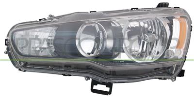 PROIETTORE DESTRO HB4+HB3-ELETTRICO-SENZA MOTORE — ricambio carrozzeria MITSUBISHI Lancer V/EVOLUTION X/SPORTBACK — Cod. MB0154903 — Apa Ricambi