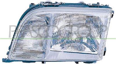 PROIETTORE SINISTRO H1+H1+H3 REGOLAZIONE IDRAULICA MOD. > 08/95 — ricambio carrozzeria MERCEDES S Class (W140) — Cod. ME5204604 — Apa Ricambi