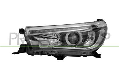 PROIETTORE SINISTRO HB3-ELETTRICO-CON MOTORE-NERO-LED — ricambio carrozzeria TOYOTA Hilux - Revo (AN120/AN130) — Cod. TY8224914 — Apa Ricambi