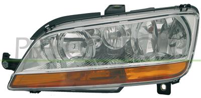 PROIETTORE SINISTRO MOD. H7+H1-ELETTRICO-CON MOTORE-CON FANALE ARANCIO MOD. > 12/05 — ricambio carrozzeria FIAT Multipla — Cod. FT3504904 — Apa Ricambi