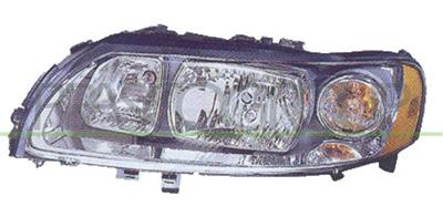 PROIETTORE SINISTRO MOD. H7+H9-ELETTRICO-SENZA MOTORE-NERO — ricambio carrozzeria VOLVO S60 - V60 — Cod. VV5144904 — Apa Ricambi
