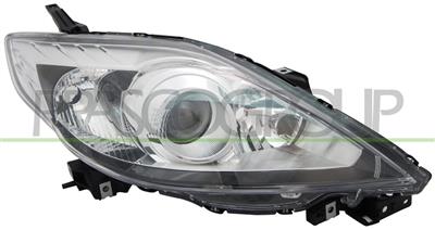 PROIETTORE SINISTRO MOD. H7+HB3-ELETTRICO-SENZA MOTORE-NERO — ricambio carrozzeria MAZDA 5 — Cod. MZ4284914 — Apa Ricambi