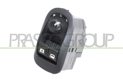 PULSANTIERA ALZACRISTALLO PORTA ANTERIORE SINISTRA-NERA-2 INTERRUTTORI-24 PINS — ricambio carrozzeria OPEL/VAUXHALL Signum — Cod. PG009WS04 — Apa Ricambi