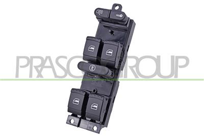 PULSANTIERA ALZACRISTALLO PORTA ANTERIORE SINISTRA-NERA-4 INTERRUTTORI-13 PINS — ricambio carrozzeria FORD Galaxy — Cod. VG097WS04 — Apa Ricambi