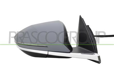 RETROVISORE DESTRO-ELETTRICO-CON PRIMER-TERMICO-CHIUDIBILE-CON FANALE-CON BLIS-CON PROFILO CROMATO-CONVESSO-10 PINS — ricambio carrozzeria HYUNDAI Tucson N-Line (NX4) — Cod. HN8107363 — Apa Ricambi
