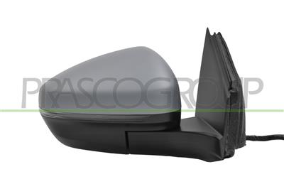 RETROVISORE DESTRO-ELETTRICO-CON PRIMER-TERMICO-CHIUDIBILE-CON FANALE-CON SONDA-CON LUCE CORTESIA-CONVESSO-12 PINS — ricambio carrozzeria CITROEN C5 Aircross — Cod. PG5247343 — Apa Ricambi