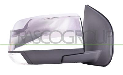 RETROVISORE DESTRO-ELETTRICO-NERO-CON FANALE-CONVESSO-CON CALOTTA CROMATA — ricambio carrozzeria ISUZU D-Max — Cod. IZ8267105 — Apa Ricambi