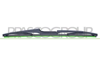 SPAZZOLA TERGICRISTALLO POSTERIORE-STRUTTURA AD ARCHETTO-15"/375 mm-8 ADATTATORI — ricambio carrozzeria CHEVROLET/DAEWOO Tacuma Rezzo — Cod. WB9000106 — Apa Ricambi