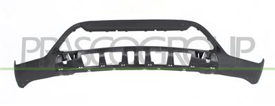 SPOILER PARAURTI ANTERIORE-NERO-GOFFRATO-CON FORI PDC+SUPPORTI — ricambio carrozzeria BMW X1 - F48 LCI — Cod. BM7081811 — Apa Ricambi