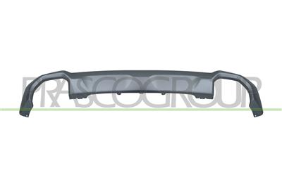 SPOILER PARAURTI POSTERIORE-INFERIORE-GRIGIO-ARGENTO — ricambio carrozzeria BMW X3 - G01 — Cod. BM8101851 — Apa Ricambi